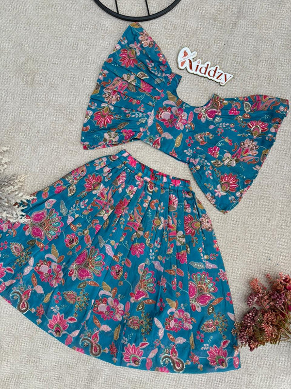 Royal Carnival Poly Crepe Lehenga Choli